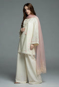 Gul e yaas with Embroidered cotton short shirt